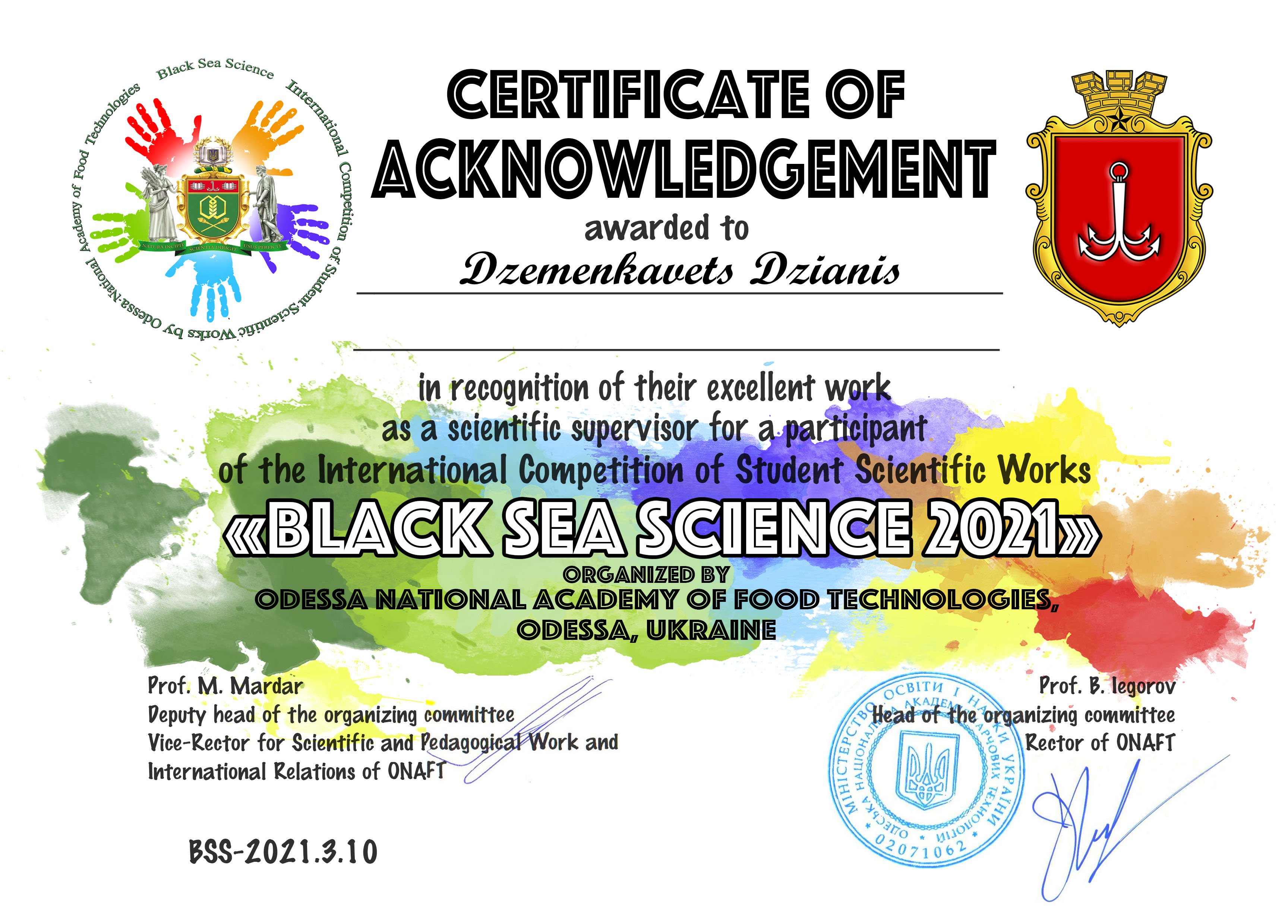 Black sea science 2021 Black sea science 2021