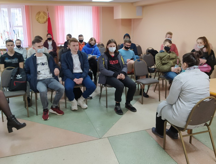 Встреча студенческой молодежи общежития №2 с врачом-валеологом государственного учреждения «Центр гигиены и эпидемиологии Советского района г. Минска»