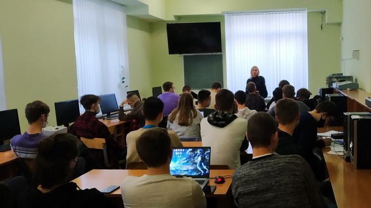 Встреча обучающихся 1-го курса ФКП с Инспектором УВД ИДН администрации Советского района г.Минска