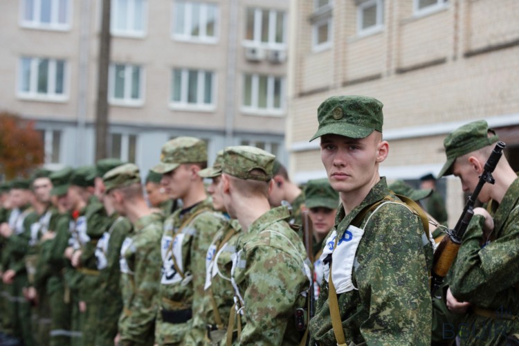 Марш-бросок курсантов БГУИР