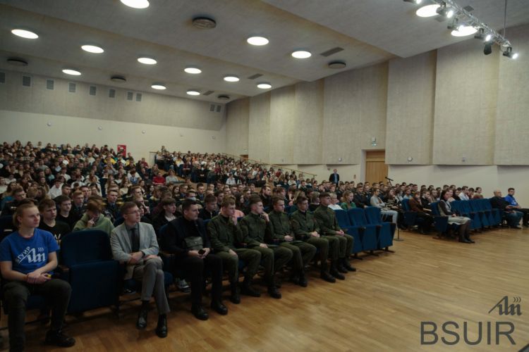 Алексей Талай выступил перед студентами