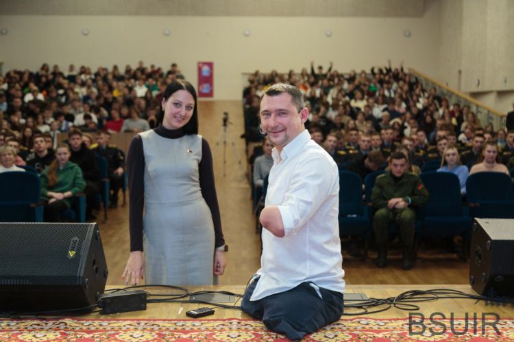 Алексей Талай выступил перед студентами
