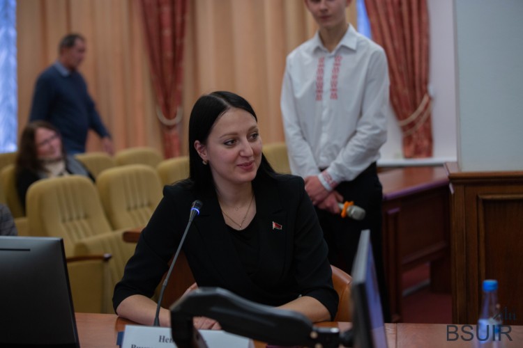 В БГУИР обсудили закон о Всебелорусском народном собрании с депутатом Палаты Представителей