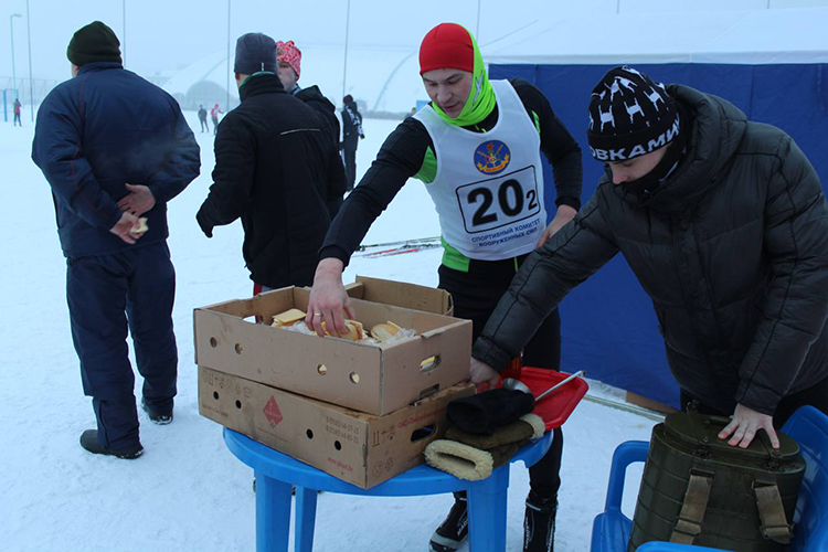 Военный факультет БГУИР победил в чемпионате по лыжным гонкам