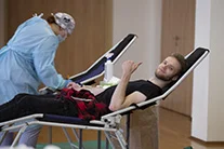Фотофакт: в БГУИР прошёл день донора крови