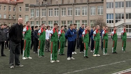 ФОТОФАКТ: студенческая спортивная зарядка &laquo;Молодежь за ЗОЖ&raquo; прошла в БГУИР