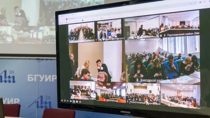 ФОТОФАКТ: Информационно-просветительская игра &laquo;Моя страна - Беларусь&raquo; и инфострим прошли в БГУИР