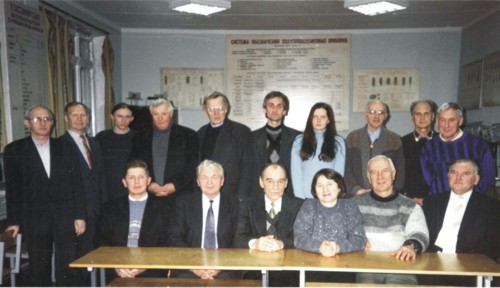 Коллектив кафедры электроники 2003 г.